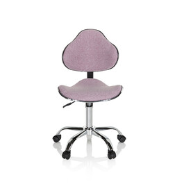 Дитячий письмовий стілець / дитяче крісло KIDDY GTI-3 тканина рожева hjh OFFICE