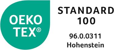 Подушка для шиї Centa-Star Comfort Soft 40x80 см, піна з ефектом пам'яті, знімний чохол, Öko-Tex Standard 100