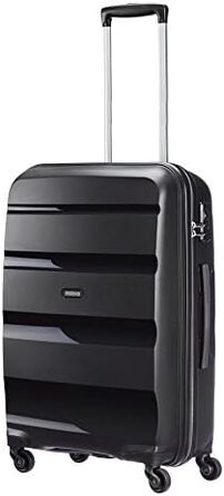 Валіза American Tourister Bon Air Spinner M 66 см, 57.5 л, чорна, ручна поклажа