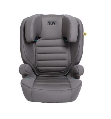 Дитяче автокрісло Novi Baby James Premium i-Size, 3,5-12 років, 100-150 см, регульована підставка, знімна спинка, регульований підголівник, чорне