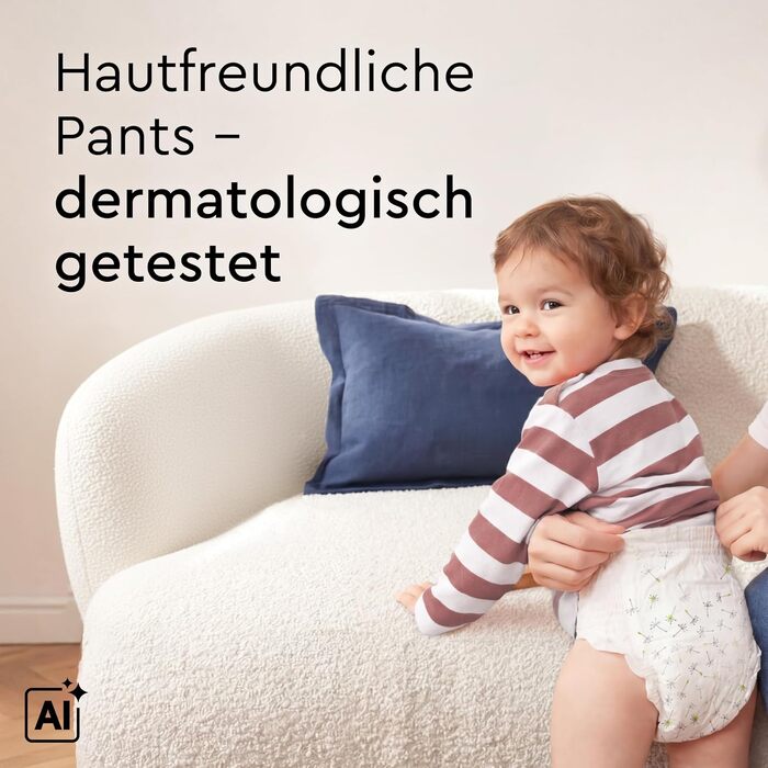 Підгузки-трусики LILLYDOO Baby Pants розмір 5 (11+ кг), місячний запас, 132 шт.