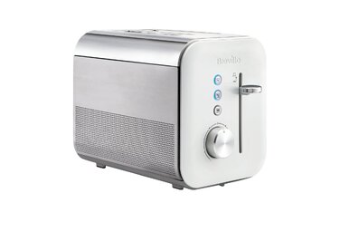 Тостер Breville VTT676 для 2 скибок, білий – глянцева колекція, регулювання ступеня підсмажування
