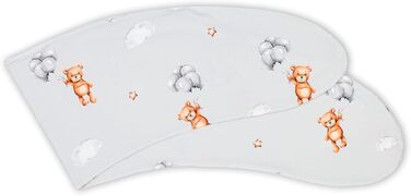 Подушка для вагітних Totsy Baby XXL з мусліну (Oeko-Tex) - подушка для сну, бокова підтримка