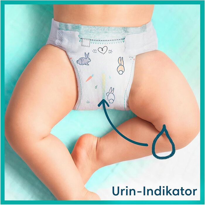 Підгузки Pampers Harmonie розмір 2 (4-8 кг), гіпоалергічні з рослинними компонентами, 240 шт.