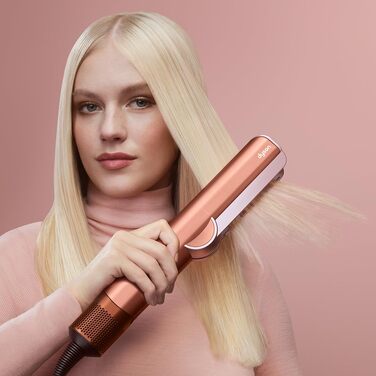 Dyson Airstrait Amber Silk - випрямляч для волосся без нагріву, професійний стайлер