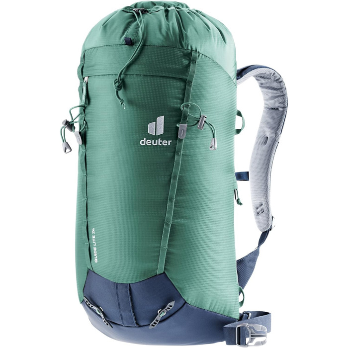 Рюкзак Deuter Guide Lite 24 л унісекс, сіро-зелений/синій, для туризму