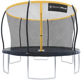 Батут SportPlus вуличний 305/366 см з захисною сіткою та рамою, до 150 кг, сертифікат GS - XL розмір