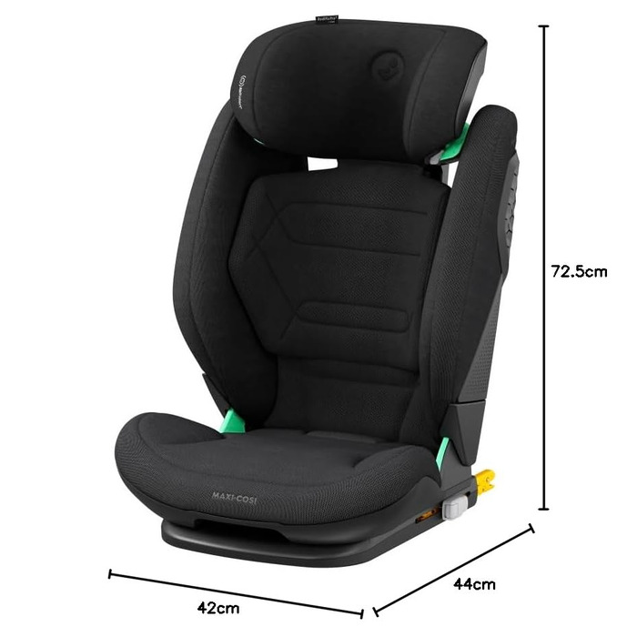 Дитяче автокрісло Maxi-Cosi RodiFix Pro² i-Size (100–150 см, 3.5–12 років), ISOFIX, ClimaFlow, G-CELL, Authentic Black