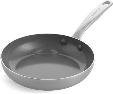 GreenPan Chatham Сковорода з антипригарним покриттям, 20.3 см, нержавіюча сталь, індукція, без PFAS, для здорового харчування