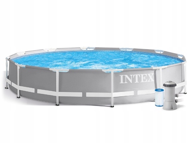 Каркасний садовий басейн Intex 26712 (366 x 76 см), набір 16в1 + машина для мильних бульбашок