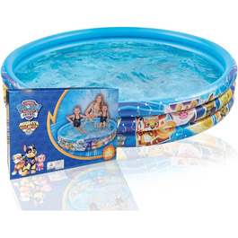 Дитячий надувний басейн Paw Patrol Smart-Planet 150x25 см, 3 кільця, для дітей і малюків