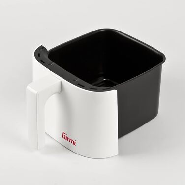 Аерофритюрниця Girmi FG86 Ecofrit Easy на 5 літрів, 1400 Вт, 6 програм, дисплей з поворотним регулятором, таймер, книга рецептів