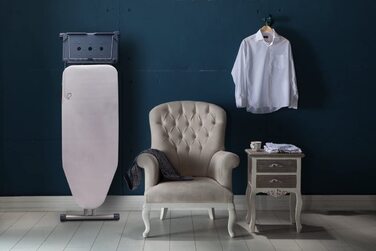 Прасувальна дошка Mabel Home Extra-Wide з крилами для плечей, 8 функцій + додатковий чохол, сірого кольору