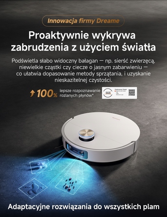 Робот-пилосос Dreame X60 Ultra, білий