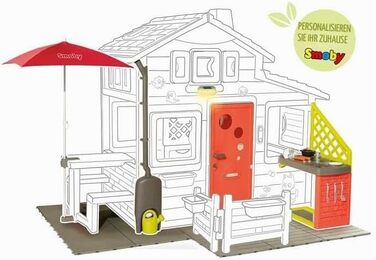 Дитячий будиночок Smoby Neo Friends Haus - для хлопчиків та дівчаток від 3 років, розширюваний, для вулиці та в приміщенні