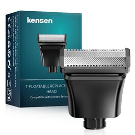 Триммер для тіла Kensen Intimrasierer для чоловіків: бритва для інтимної зони, водонепроникний, з насадками для грудей, пахв та інтимної зони (антрацит)