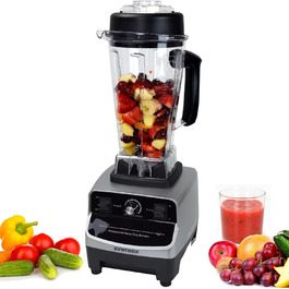 Потужний кухонний блендер Syntrox 1500 Вт, 2 л, LCD-дисплей, BPA-free, для смузі та коктейлів
