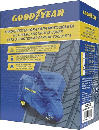 Чохол для мотоцикла Goodyear XL, водонепроникний захист