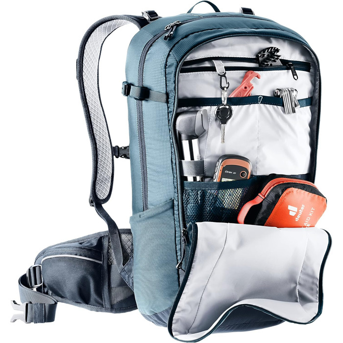 Велосипедний рюкзак Deuter Flyt 20 з захистом, синій, 20 л