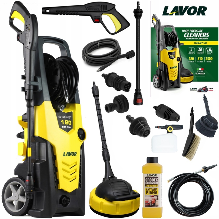 Мийка високого тиску LAVOR STARJET 180 бар, алюмінієвий насос