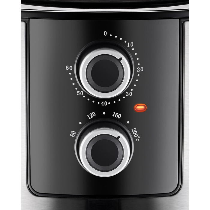 Аерофритюрниця Unold 58655 XL 5 л, без масла, для здорового смаження, гриль, запікання, сушіння, 80-200°C, BPA-free, автоматичне відключення