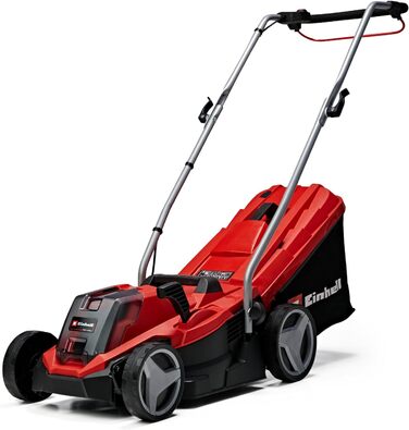 Акумуляторний газонокосарка Einhell GE-CM 18/33 Li Kit Power X-Change (18 В, 33 см, безщітковий двигун, 30 л, 25-65 мм)