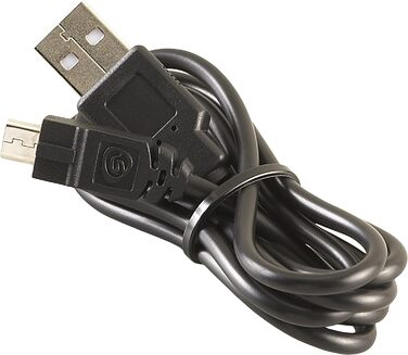 Ліхтарик Streamlight Microstream USB 250 люмен, компактний, акумуляторний, з USB-кабелем та ремінцем, чорний