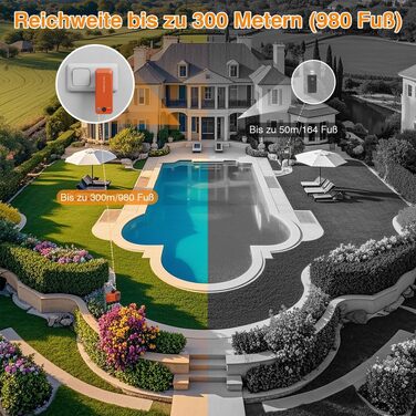 Розумний контролер поливу WiFi з RF 300м, 4 виходи, керування зі смартфону та голосом, датчик дощу для саду, балкону, газону