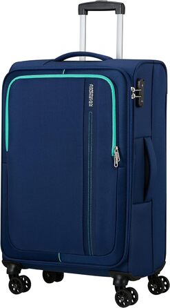 Валіза American Tourister Sea Seeker Spinner M 68 см 61 л синя (Combat Navy)