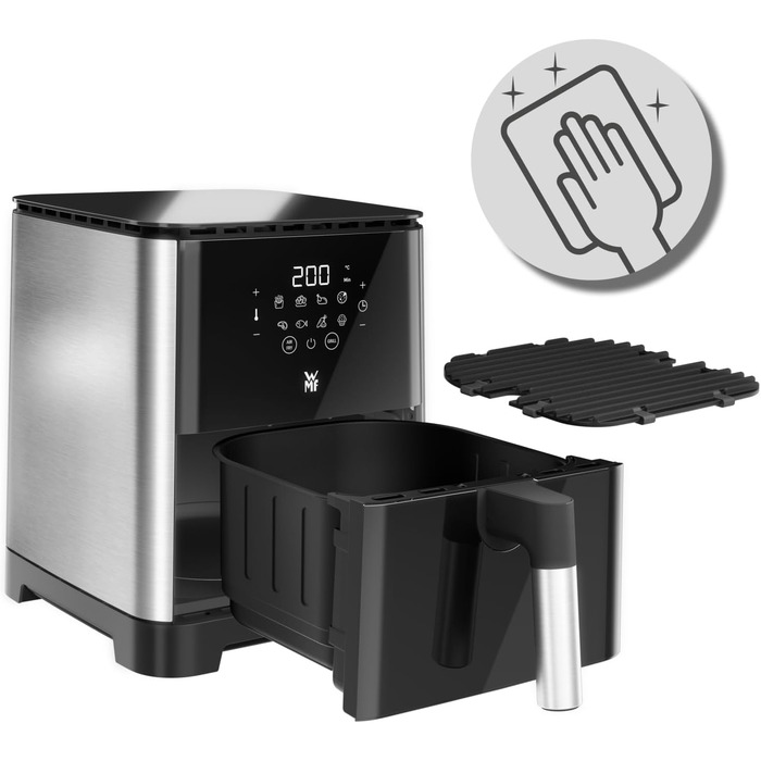 Аерофритюрниця WMF Multi Taste Airfryer, 1550 Вт, 4.6 л, 8 програм, чорна