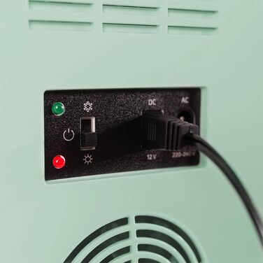 Міні-холодильник Cecotec Bolero MiniCooling Bahamas Mint, 6 л, 12V-220V, для авто та кемпінгу, охолодження та нагрівання