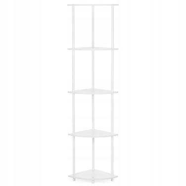 Стелаж Springos, білий, 29,5 x 147 x 29,5 см