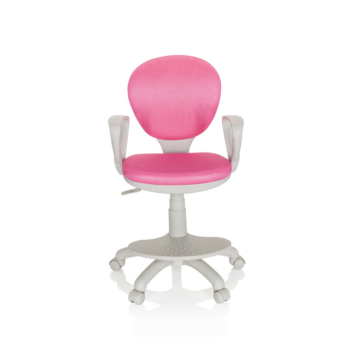 Дитячий стілець / дитячий письмовий стілець KID COLOUR G1 тканина рожевий hjh OFFICE