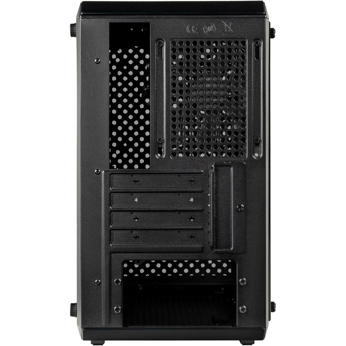 Корпус Cooler Master MasterBox Q300L V2 mATX Mini Tower з загартованим склом, 120 мм вентилятор, підтримка USB 3.2 Gen 2x2 Type-C, багатоваріантне охолодження