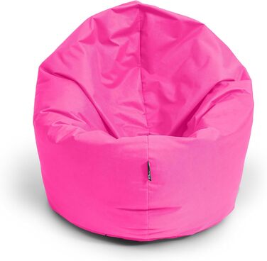 Сидячий мішок BuBiBag M-XXL 2-в-1 з наповнювачем, пуф, крісло-мішок, 100 см, рожевий