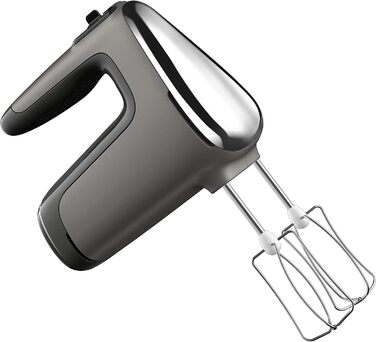 Міксер ручний Moulinex Quickmix HM3108 600 Вт, 5 швидкостей, нержавіюча сталь, для тіста, крему, чорний