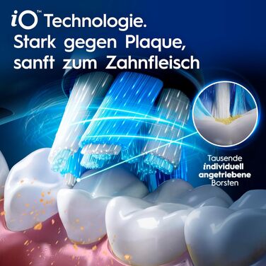 Електрична зубна щітка Oral-B iO Series 6, набір з 2 шт (Black Lava / Pink Sand), для глибокого та делікатного очищення