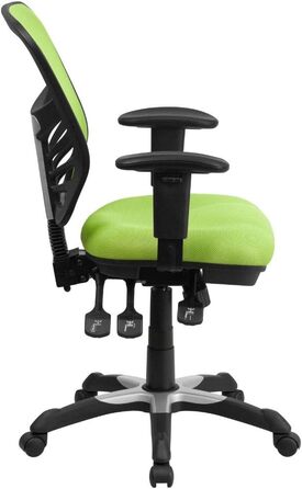 Офісне крісло Flash Furniture, піна, зелений, 68.6x64.8x112.4 см