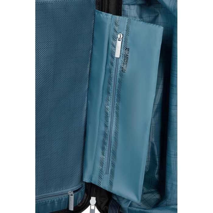 Валіза American Tourister Aerostep Spinner S, розширювана, 55 см, 36/40 л, чорна, ручна поклажа