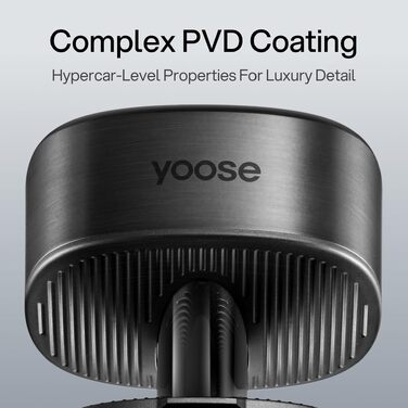 Електричний бритва для гоління голови Yoose Herren IPX7, 5 насадок, USB-C, акумулятор, чорний