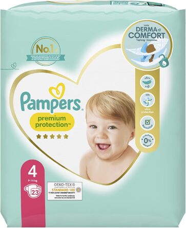 Підгузки Pampers Premium Protection розмір 1, 2-5 кг, 56 шт.