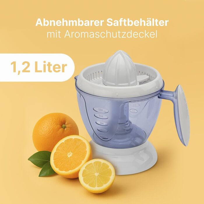 Clatronic ZP 3066 Електрична соковижималка для цитрусових 1.2л з автоматичним запуском/зупинкою