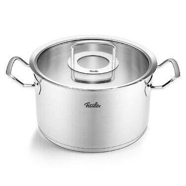 Каструля Fissler Original-Profi Collection з кришкою зі скла, нержавіюча сталь, Cookstar, для індукції (16 см, 2.1 л)