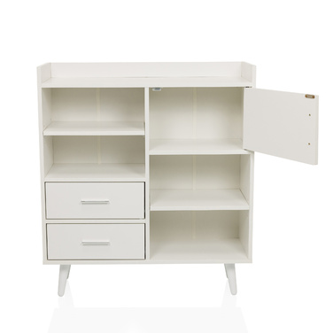 Сервант / комод MYRDAL 80x30x90 см 2 висувних ящика 1 двері білий hjh LIVING