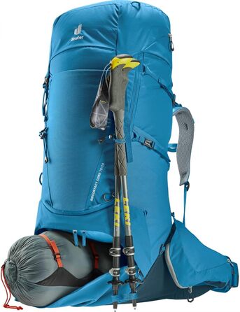 Туристичний рюкзак Deuter Aircontact Core 70+10 л, Reef-Ink, для трекінгу