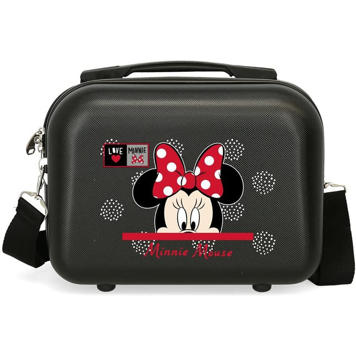 Косметичка Disney My Pretty Bow, сіра, ABS, 29x21x15 см, жорсткий корпус, 9,14 л, 0,84 кг