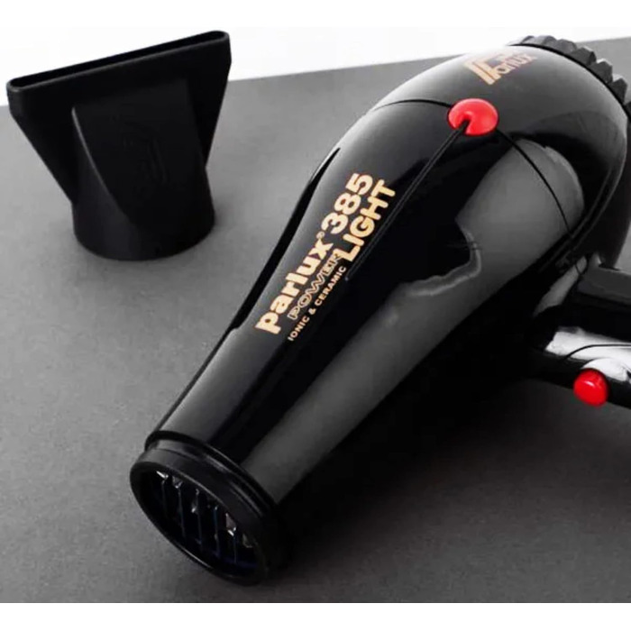 Фен Parlux Powerlight Black для волосся, чорний, професійний
