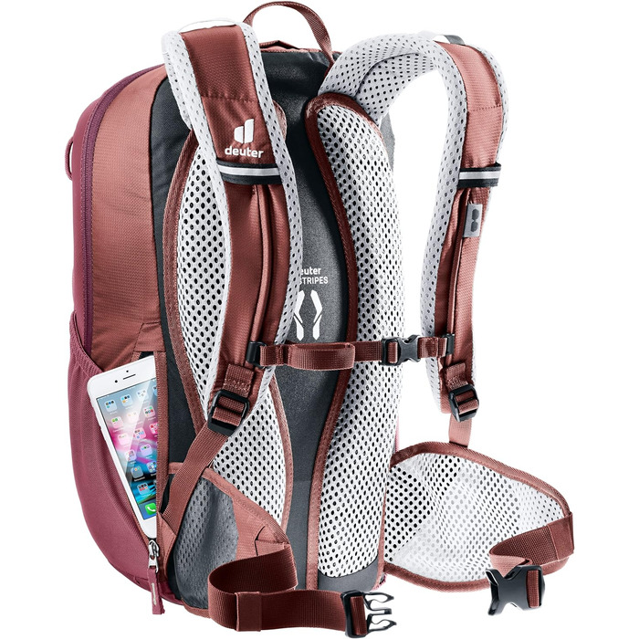 Жіночий велосипедний рюкзак Deuter Bike I 18 SL, 18 л, бордовий