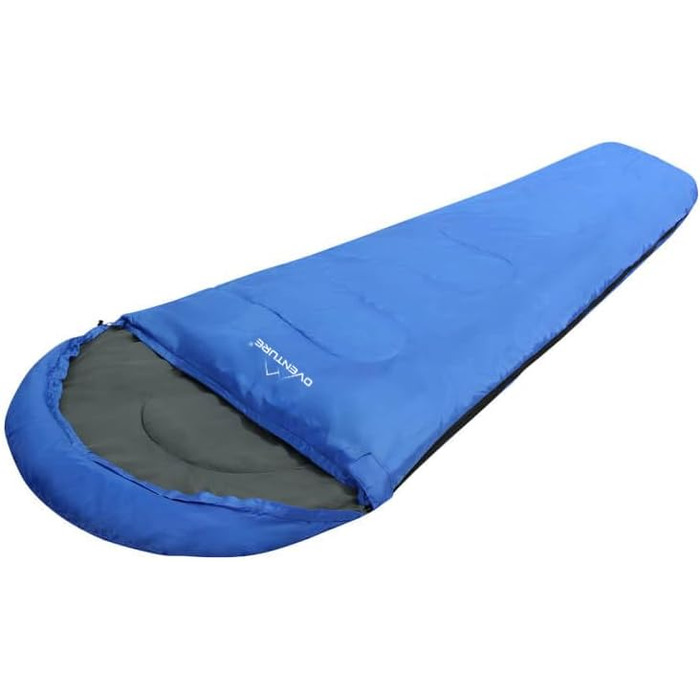 Дитячий спальний мішок Oventure SleepPlus Mumie, синій