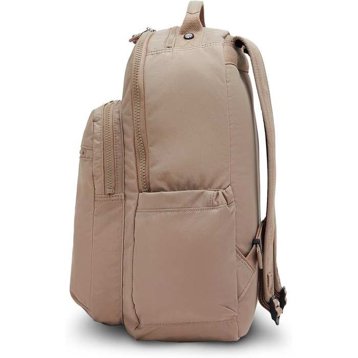 Великий міський рюкзак Kipling SEOUL, синій з бежевим (Tan Beige)